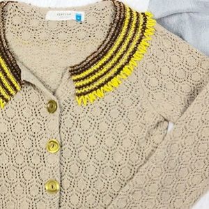 Anthropologie Sparrow Lambswool Cardigan• Medium
